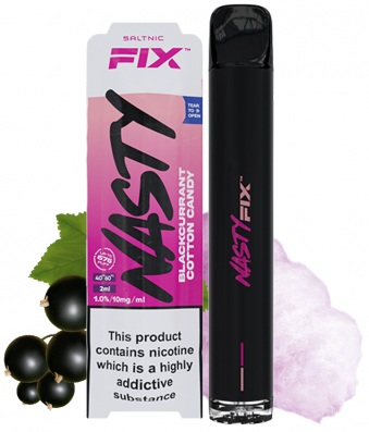Nasty Fix Blackcurrant Cotton Candy (675 Züge)
