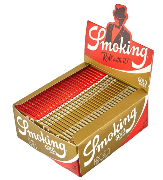 Smoking Gold King Size Papers + Filter Tips (24 Stk)