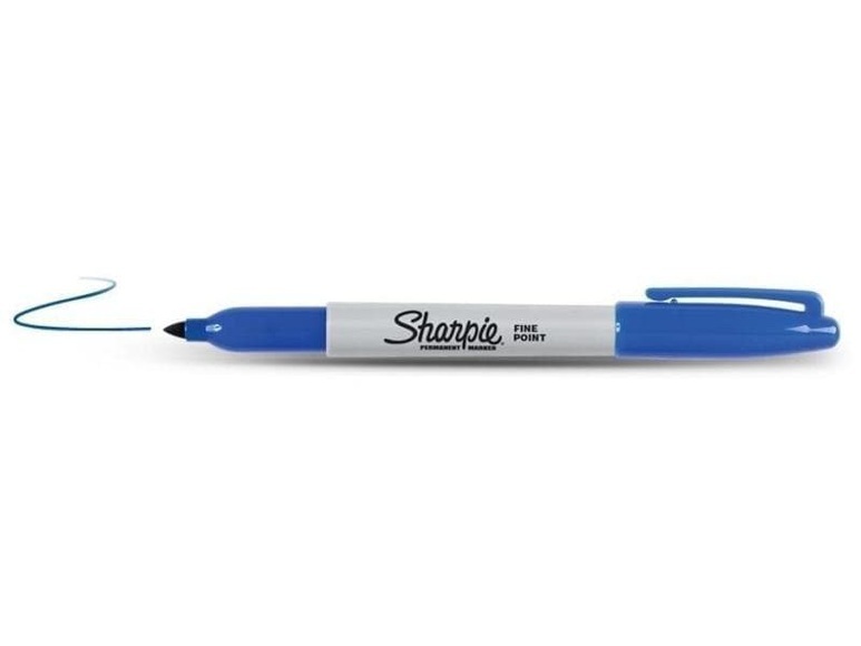 Sharpie Fine Point permanent marker Blue Fine tip