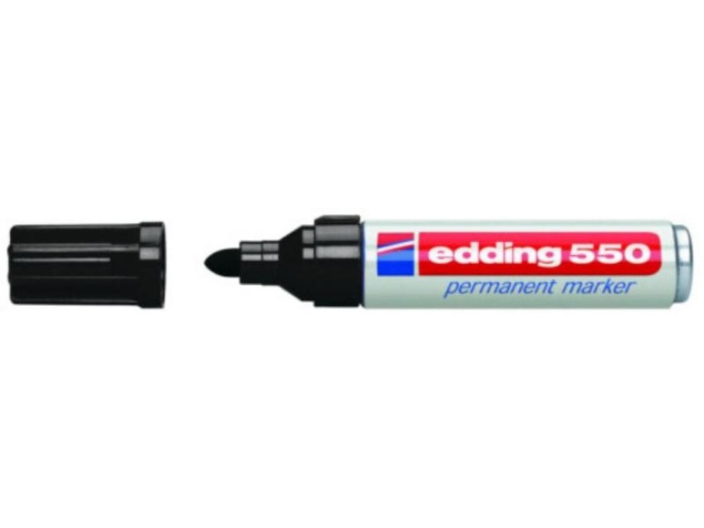 EDDING Permanent Marker 550 3-4mm 550-1 schwarz