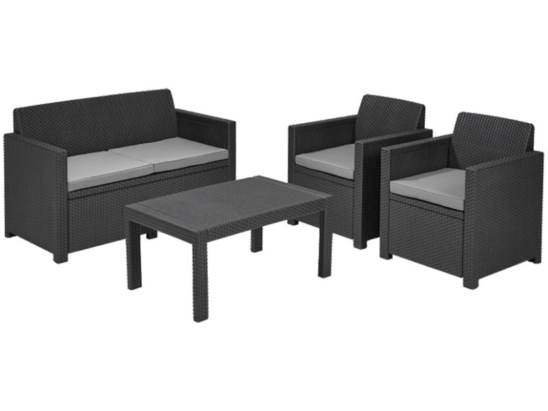 ALLIBERT Balkon-Loungeset MERANO