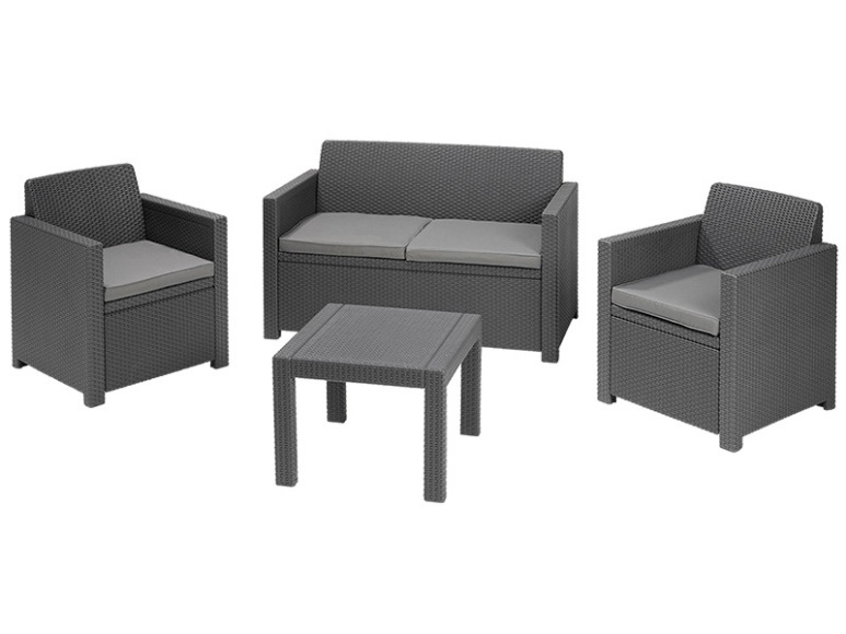 ALLIBERT Balkon-Loungeset ALABAMA