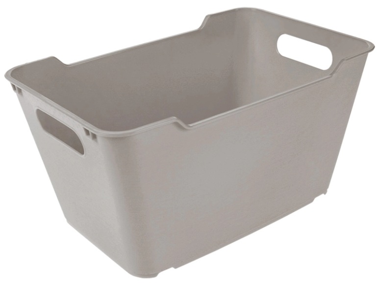 Aufbewahrungsbox LOTTA grau 35.5 cm x 23.5 cm x 20 cm