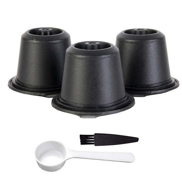 Set Kaffeetassen ECO Polypropylen schwarz
