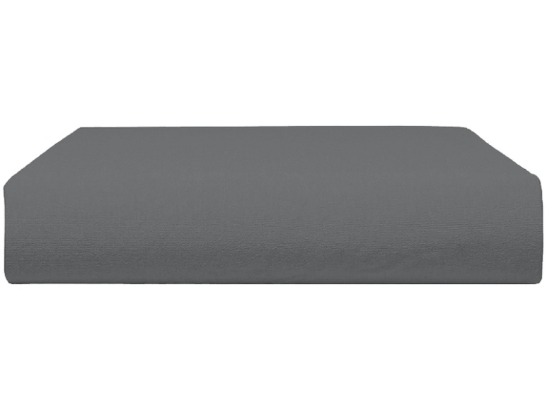 Fixleintuch DH BOXSPRING 120x200cm hellgrau