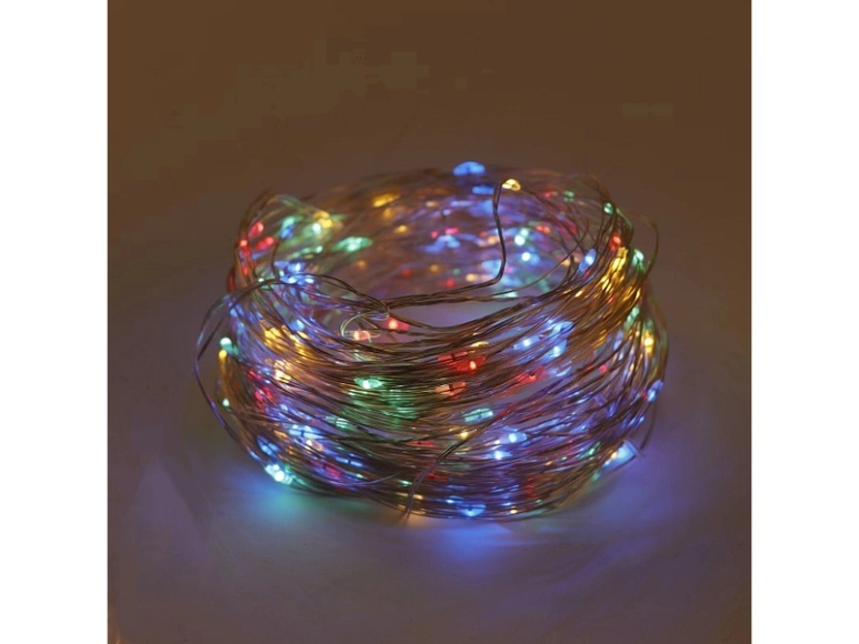 LED-Girlande CROSBY 0.1cm silberfarben