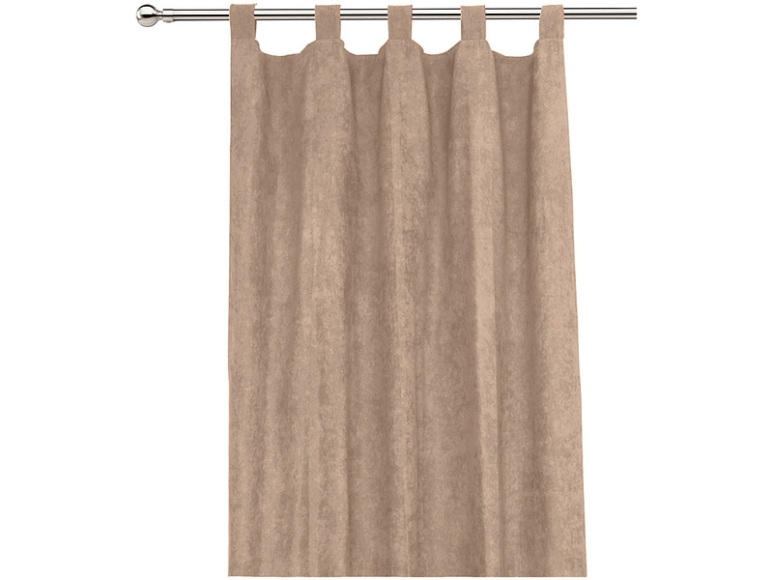 Vorhang MILANO 110x240cm Polyester taupe Abdunkelnd