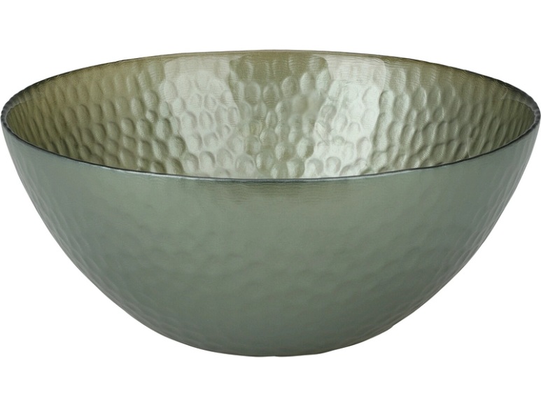 Salatschüssel CARRY glas olivgrün