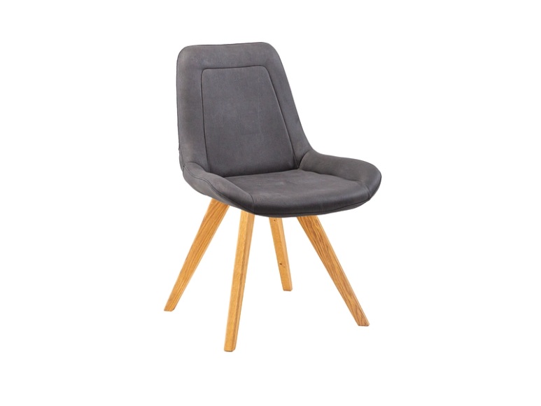 Stuhl AROSA Stoff schwarz