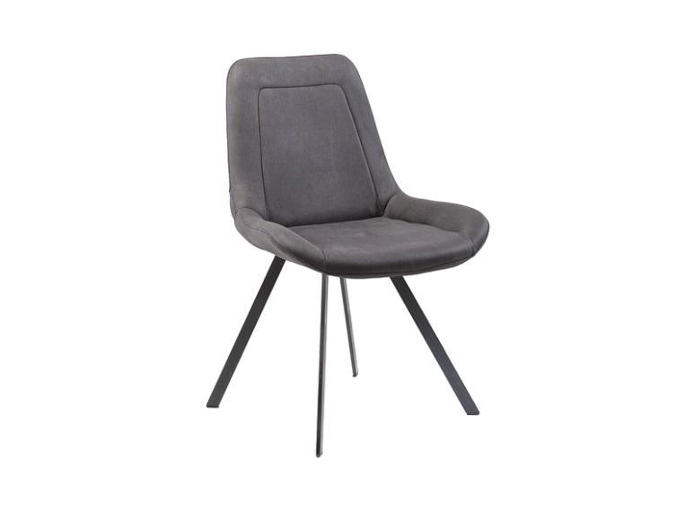 Stuhl AROSA Stoff schwarz