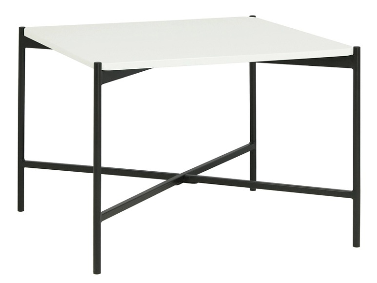 Salontisch ALEX 61x61x45.5cm weiss