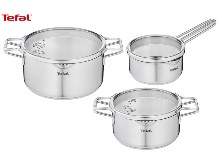 Tefal Topf-Set »Nordica«, Edelstahl, (6 tlg.), Induktion