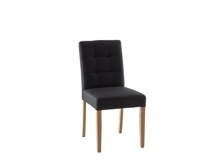 Stuhl COLBY Stoff schwarz