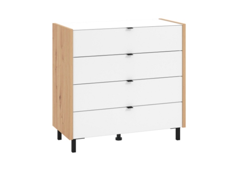 Kommode PALMS 4 Schubladen 42.5x91.5x87.5cm artisan eiche