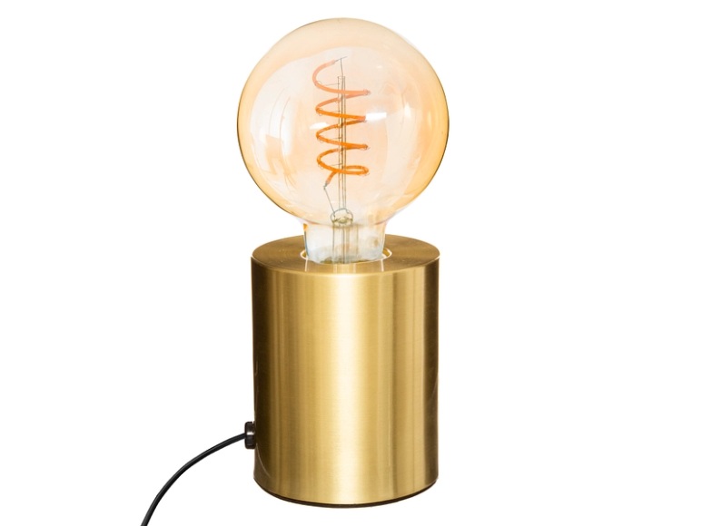 Tischlampe HANNA 10.5cm 40W goldfarben