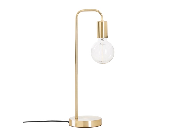 Bürolampe DALROY 45cm 40W goldfarben