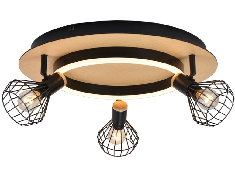 Deckenlampe LUCIEN 45cm 18W schwarz