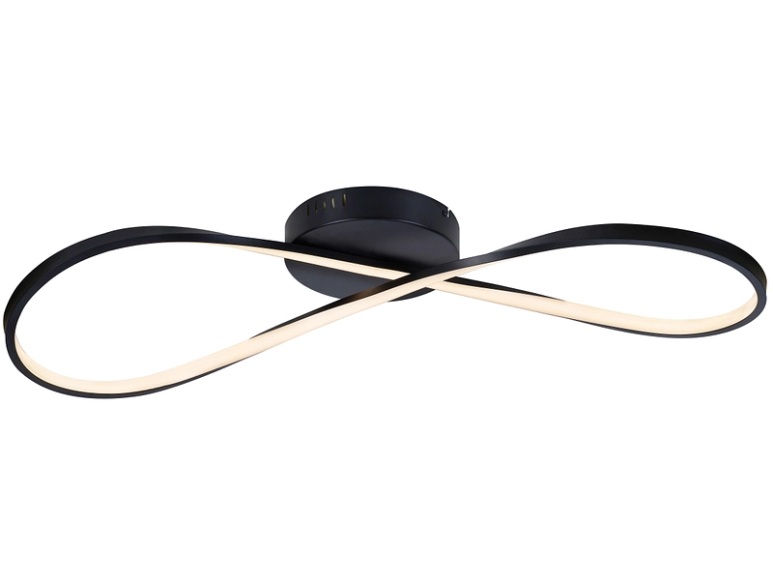 Deckenlampe HONG 26cm 30W schwarz