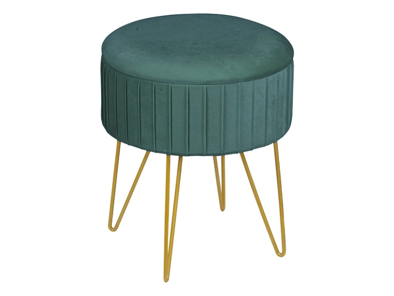 Hocker POLARIS 36x36x43cm stoff grün