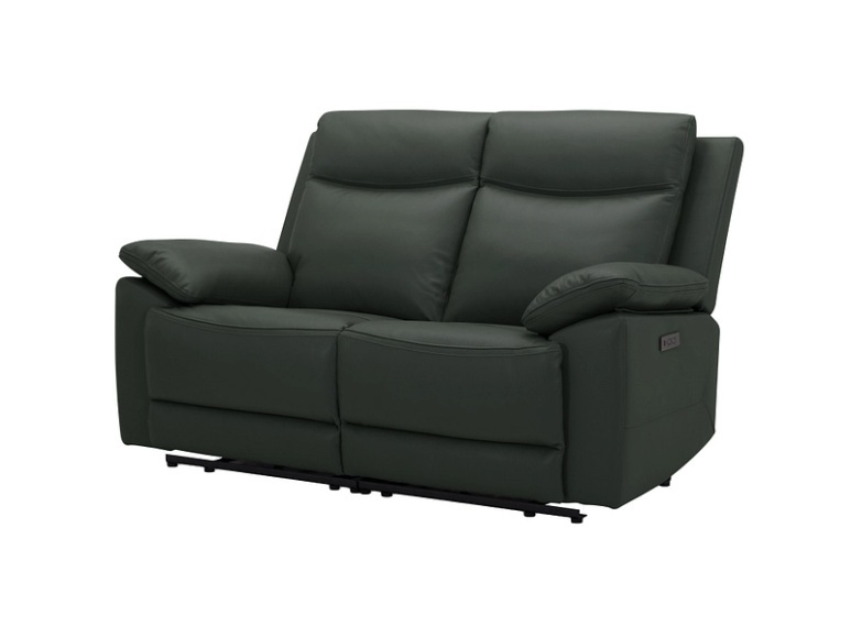 Sofa TREVISE 100% Leder schwarz