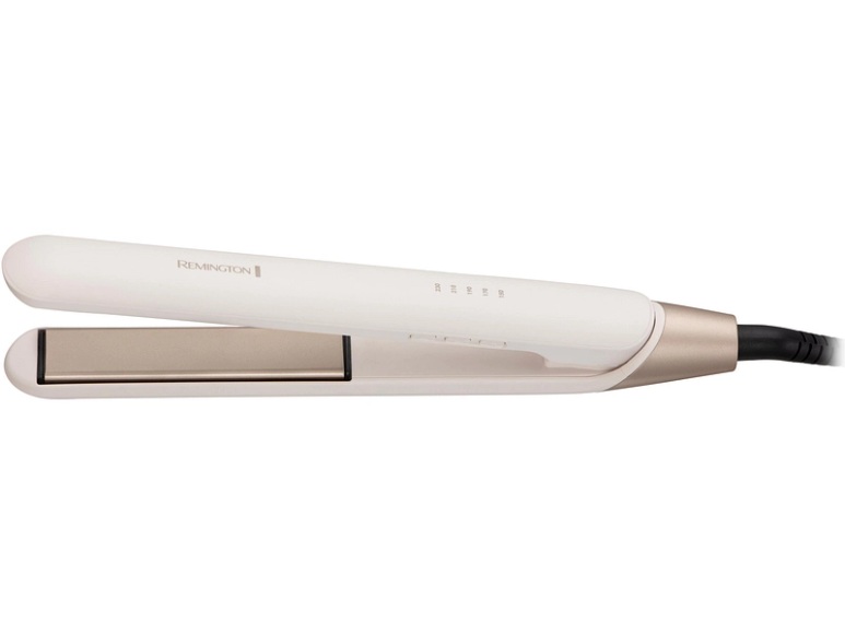 REMINGTON S4740 Shea Soft - Glätteisen (Weiss/Gold)