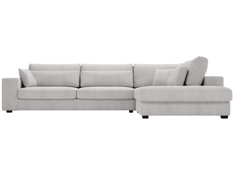Ecksofa CARMEX Stoff grau