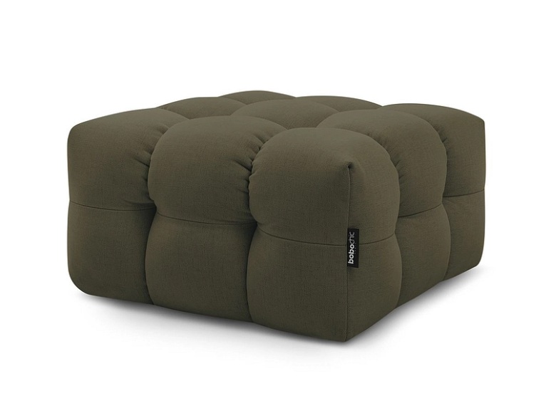 Hocker CLOUD 84x84x43cm stoff grün