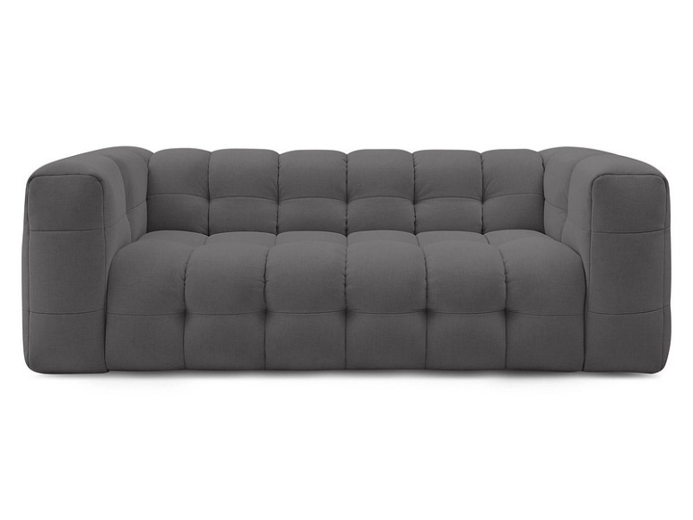 3er Sofa BOBOCHIC CLOUD Stoff dunkelgrau