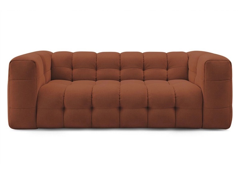 3er Sofa BOBOCHIC CLOUD Stoff orange