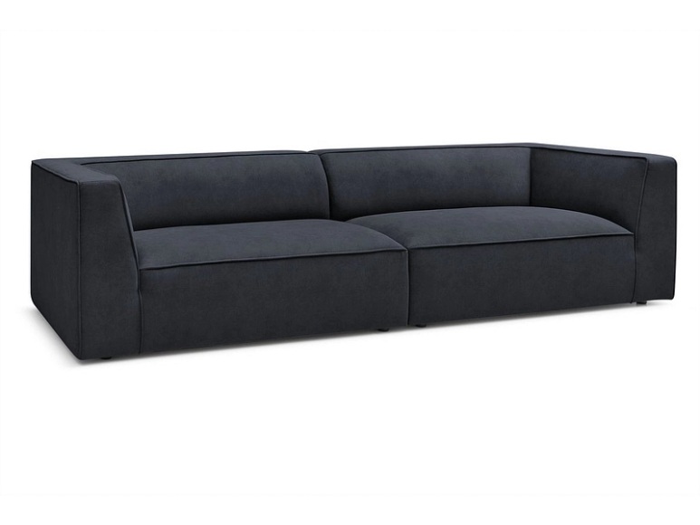 Sofa BOBOCHIC MOLIERE Samt dunkelblau