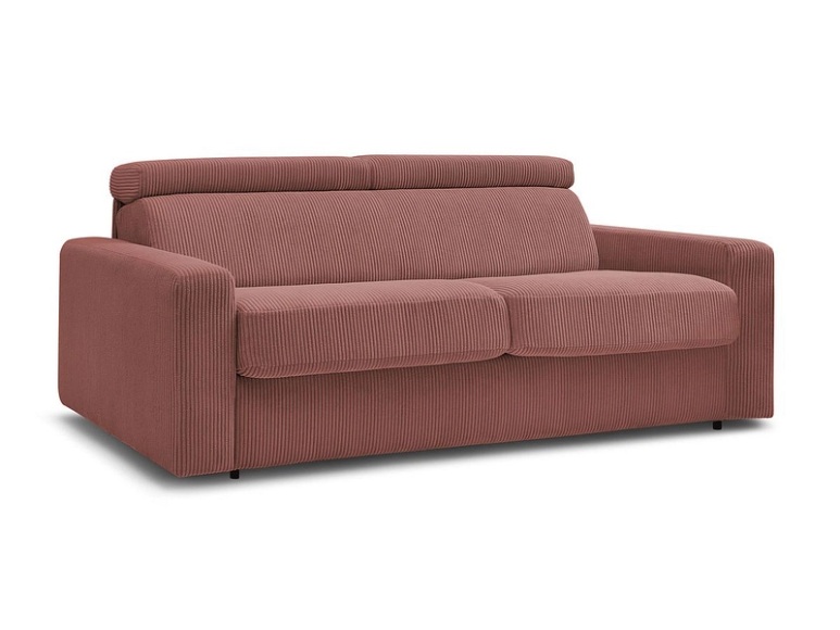 Sofa BOBOCHIC MONACO Cord-Stoff rosa