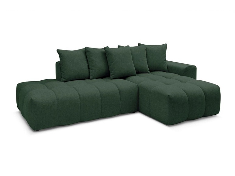 Ecksofa BOBOCHIC MONT-BLANC Stoff chiniert grün