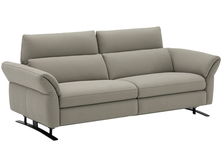 3er Sofa CAMPO DE FIORI OMEGA 100% Leder grau
