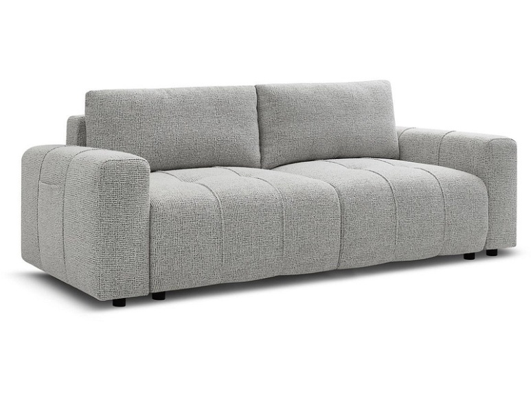 Sofa BOBOCHIC ARSENE Stoff chiniert hellgrau