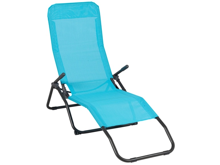 Liegestuhl COLOR 60x140x95cm blau