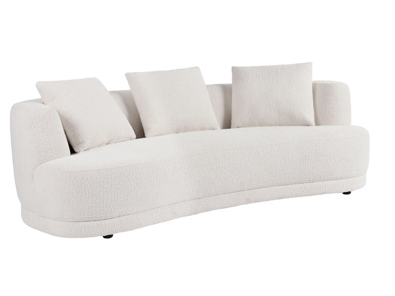 3er Sofa JUST 4 YOU OPAL Polyester beige