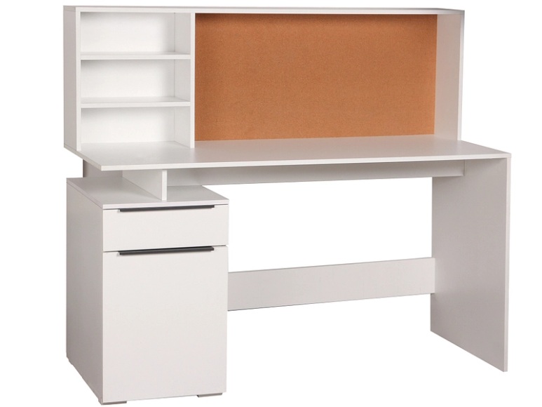 Schreibtisch LIEGE 140x55x123.5cm weiss