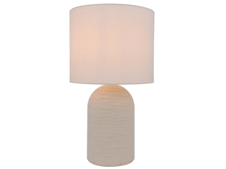 Tischlampe ANERA 43.5cm 40W weiss