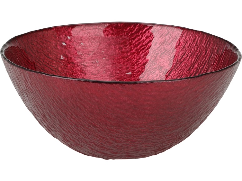 Salatschüssel FESTIF glas rot