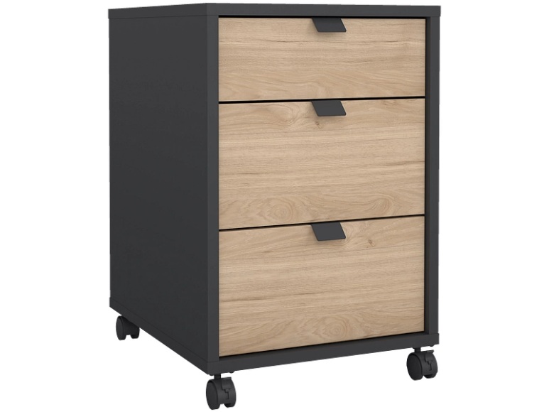 Schubladenelement HOME-OFFICE grau anthrazit