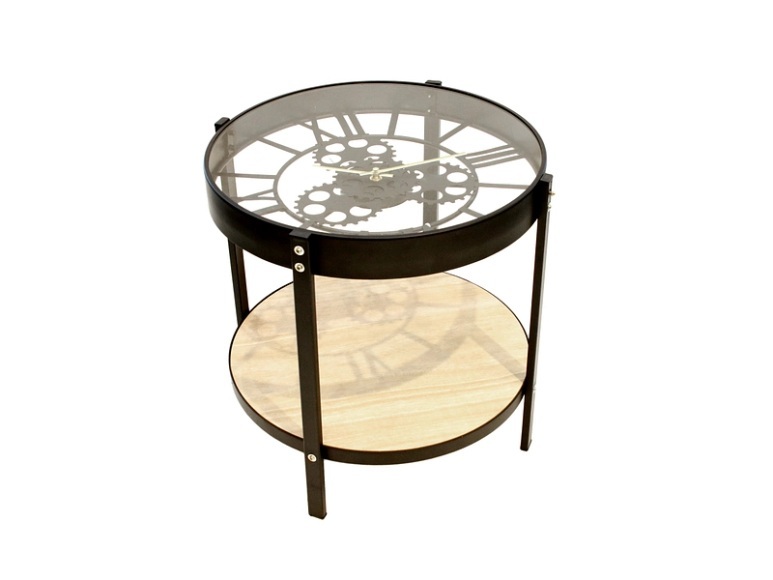Beistelltisch PRISKA 40.5x40.5x39cm schwarz