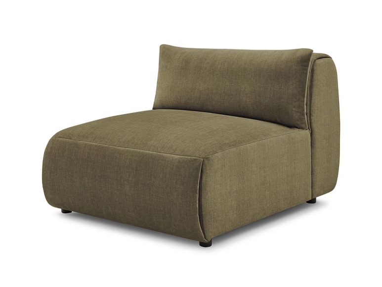 Modulare Sessel für Sofa BOBOCHIC JEANNE Samt grün