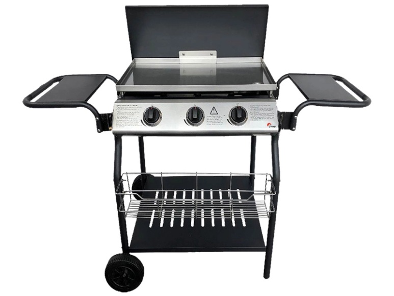 Ohmex Bbq-3038Trss - Gasgrill (Schwarz/Grau)