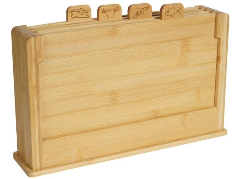 Schneidebrett-Set BARI Bambus natürliches holz