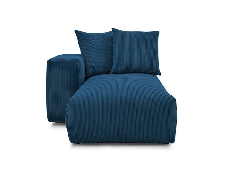 Récamière BOBOCHIC VOLTAIRE Cord-Stoff dunkelblau