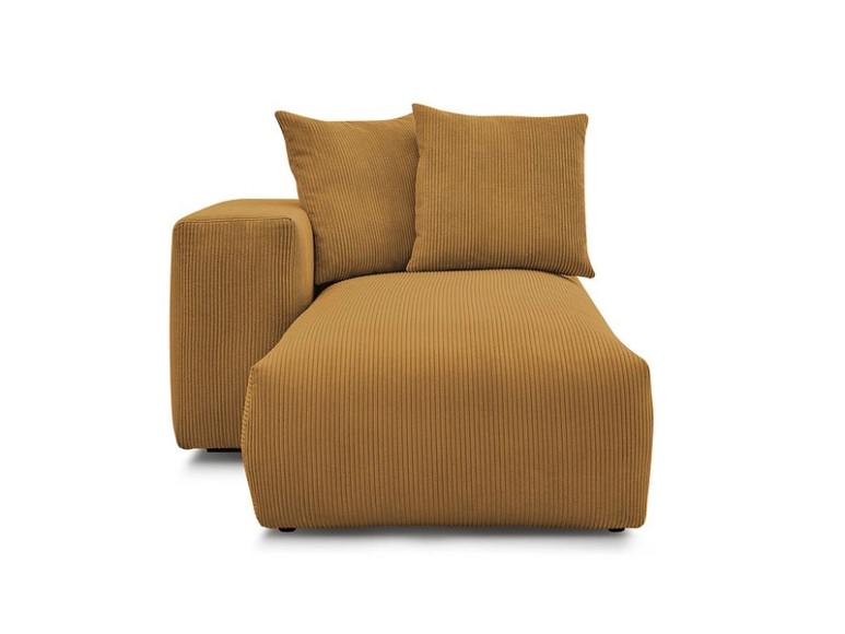 Récamière BOBOCHIC VOLTAIRE Cord-Stoff gelb