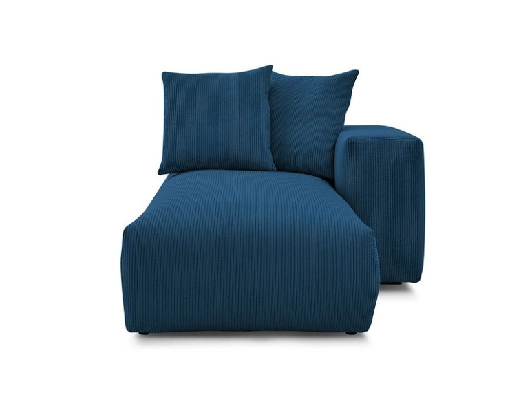 Récamière BOBOCHIC VOLTAIRE Cord-Stoff dunkelblau