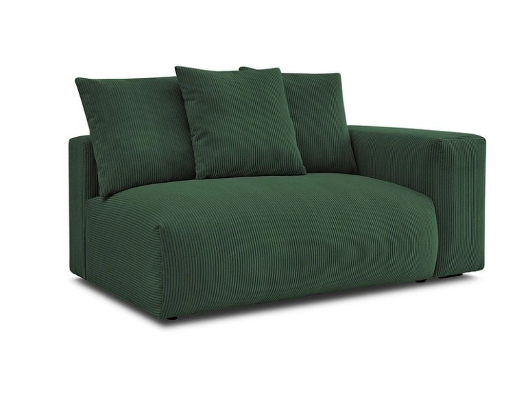 Modulare Sessel für Sofa BOBOCHIC VOLTAIRE Cord-Stoff grün