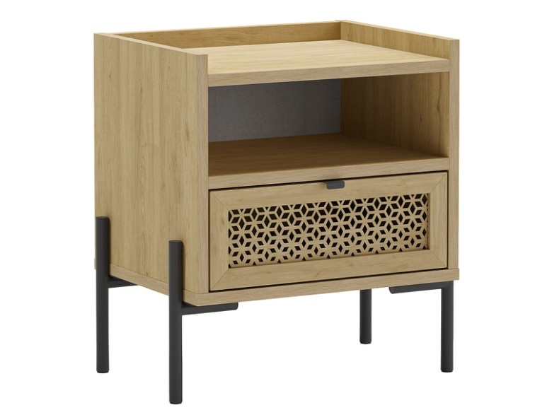 Nachttisch INCA 1 Schublade 45x35x52cm eiche
