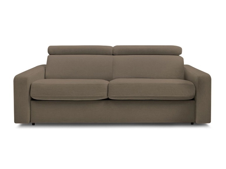 3er Sofa BOBOCHIC MONACO Stoff rotbraun